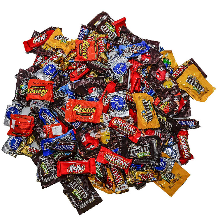 Candyman Chocolate Candy 150 Pieces Variety Pack Hersheys M&m's Nestles